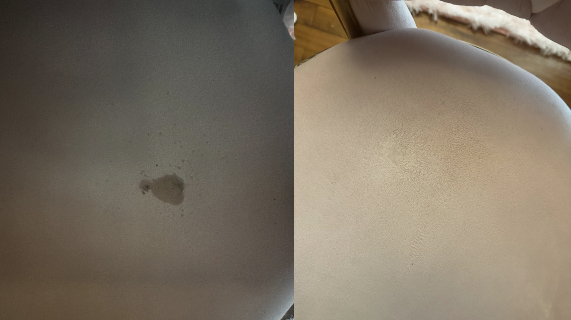 Removing wax from upholstery