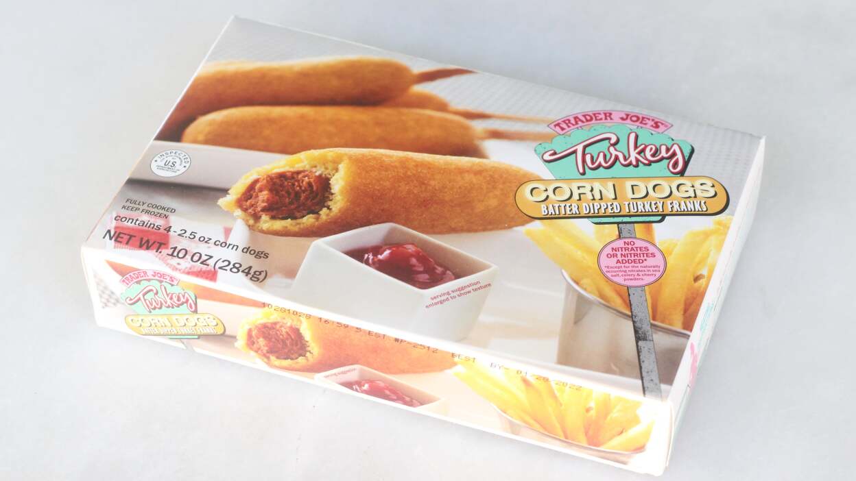 Turkey corn dogs